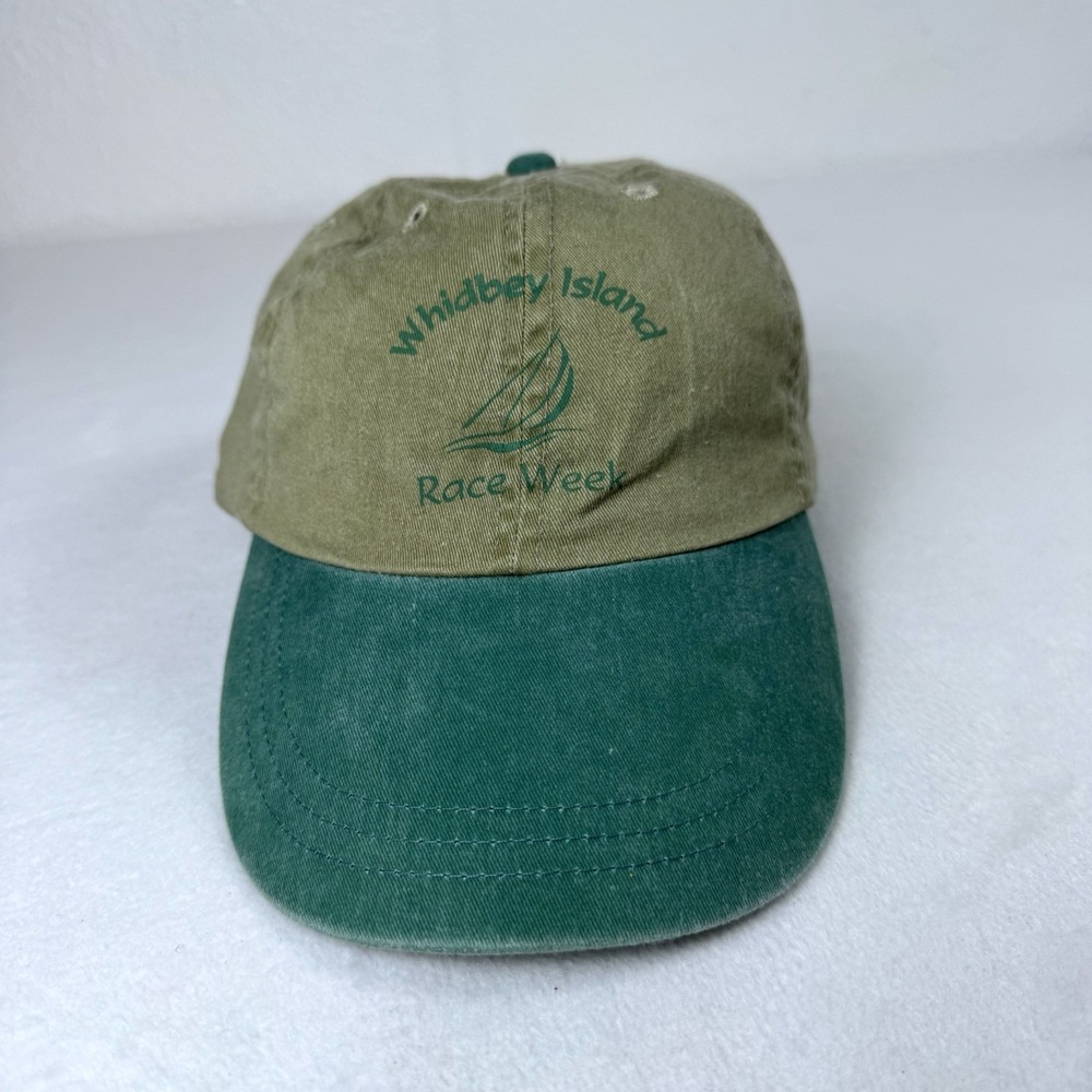 Whidbey Island Race Week Hat Strapback Adjustable Dad Cap Sailboat Adams Cotton